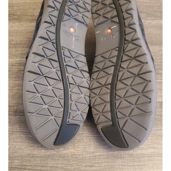 Clarks Artisan Unstructured Un Ava Slip On Loafers Womens Size 9.5 Navy - Picture 7 of 12